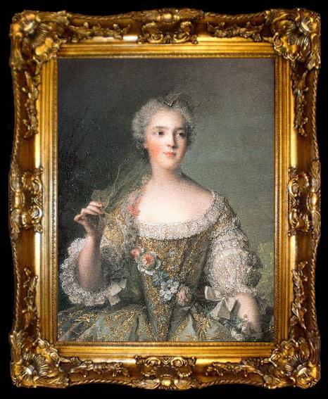 framed  Jean Marc Nattier Portrait of Madame Sophie, Daughter of Louis XV, ta009-2